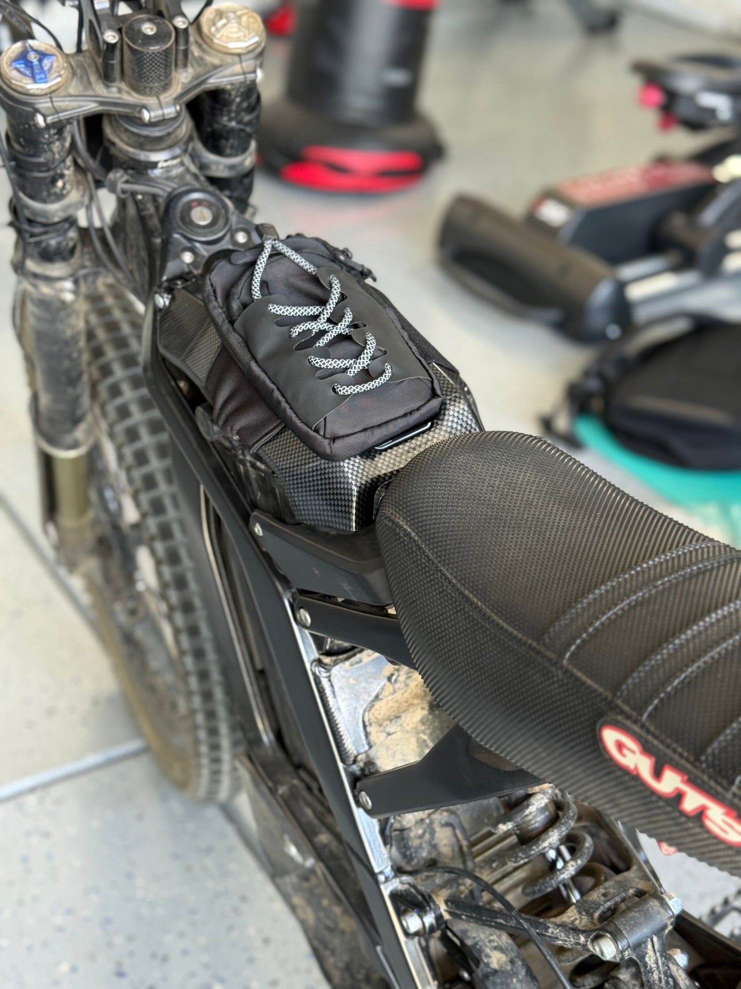 E-Bike Battery Storage Bag / Seat Pouch | Universal E-Moto Storage for Surron, Talaria, Tuttio & More