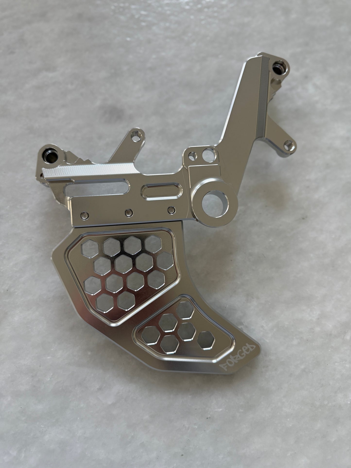 Surron Ultra Bee Dual Caliper Mount | CNC Metal Brake Upgrade w/ Rotor Guard