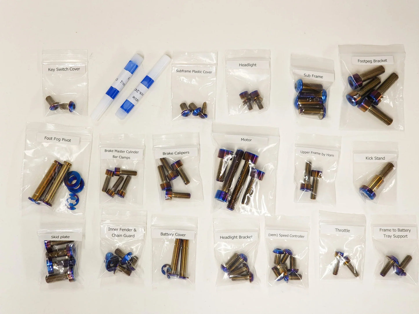 Warp 9 Surron Light Bee Titanium Chassis Kit