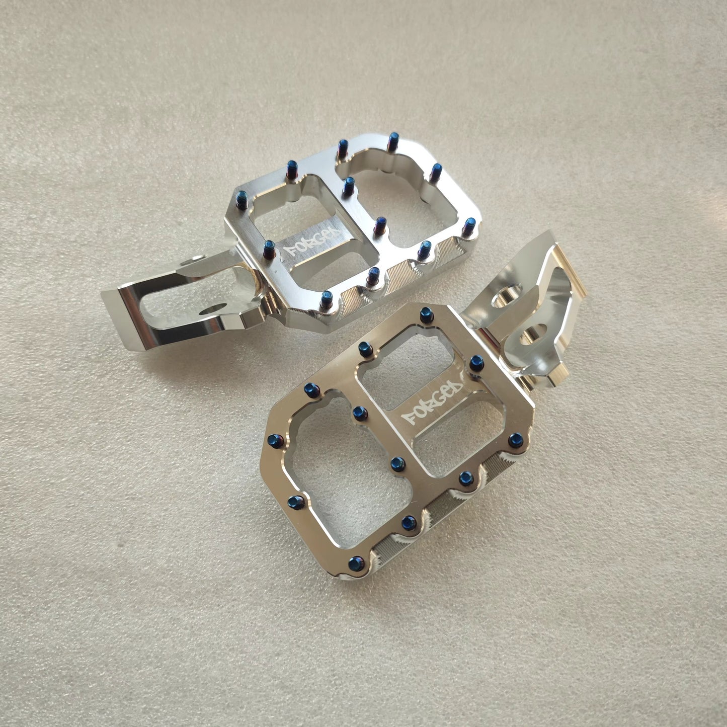 Sur-Ron Ultra Bee Super-Wide Footpegs | CNC E-Moto Foot Pegs