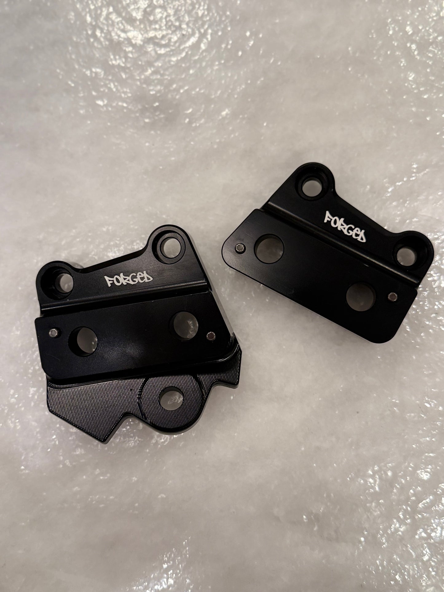 Talaria XXX Metal Foot Peg Brackets | CNC Upgrade Mounts (Black & Chrome)