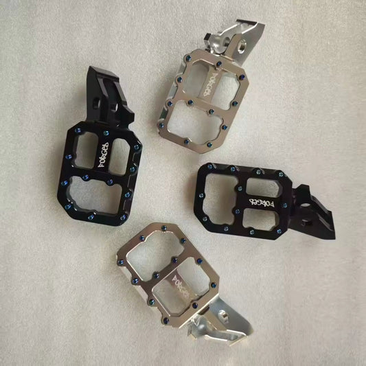 Sur-Ron Ultra Bee Super-Wide Footpegs | CNC E-Moto Foot Pegs