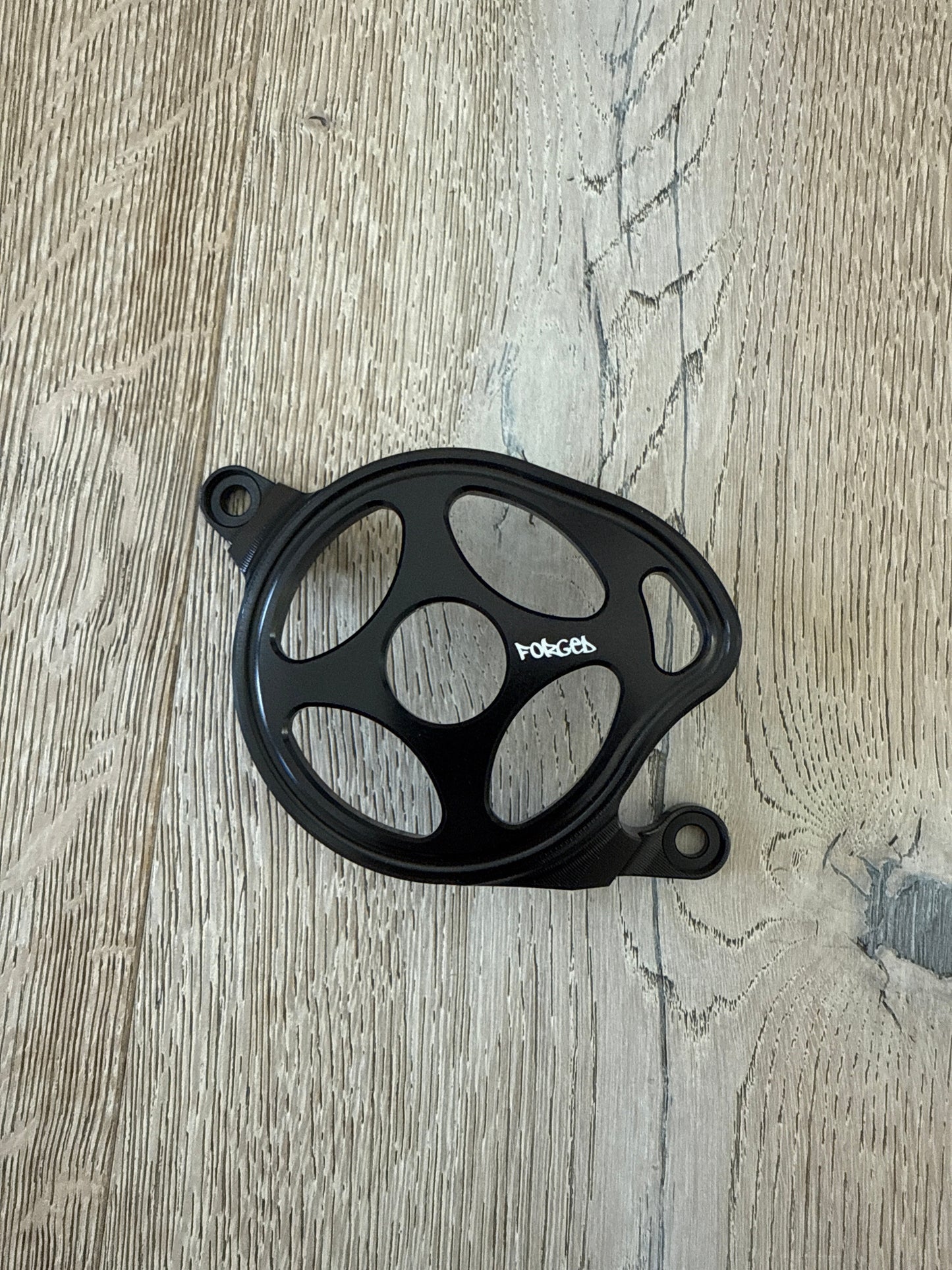 Surron Light Bee X (LBX) Metal Motor Cover | CNC Upgrade Replacement (Black & Chrome)