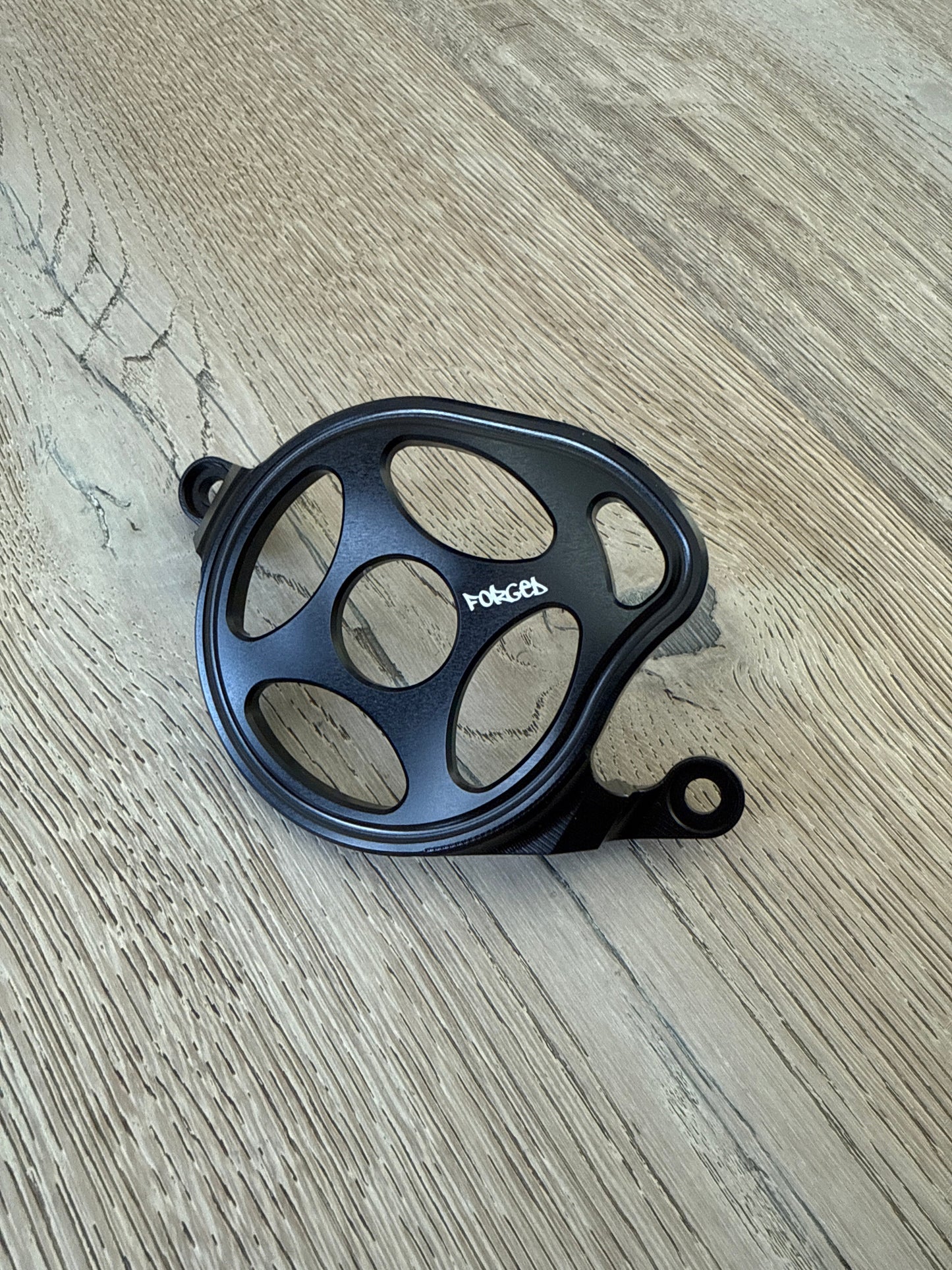 Surron Light Bee X (LBX) Metal Motor Cover | CNC Upgrade Replacement (Black & Chrome)