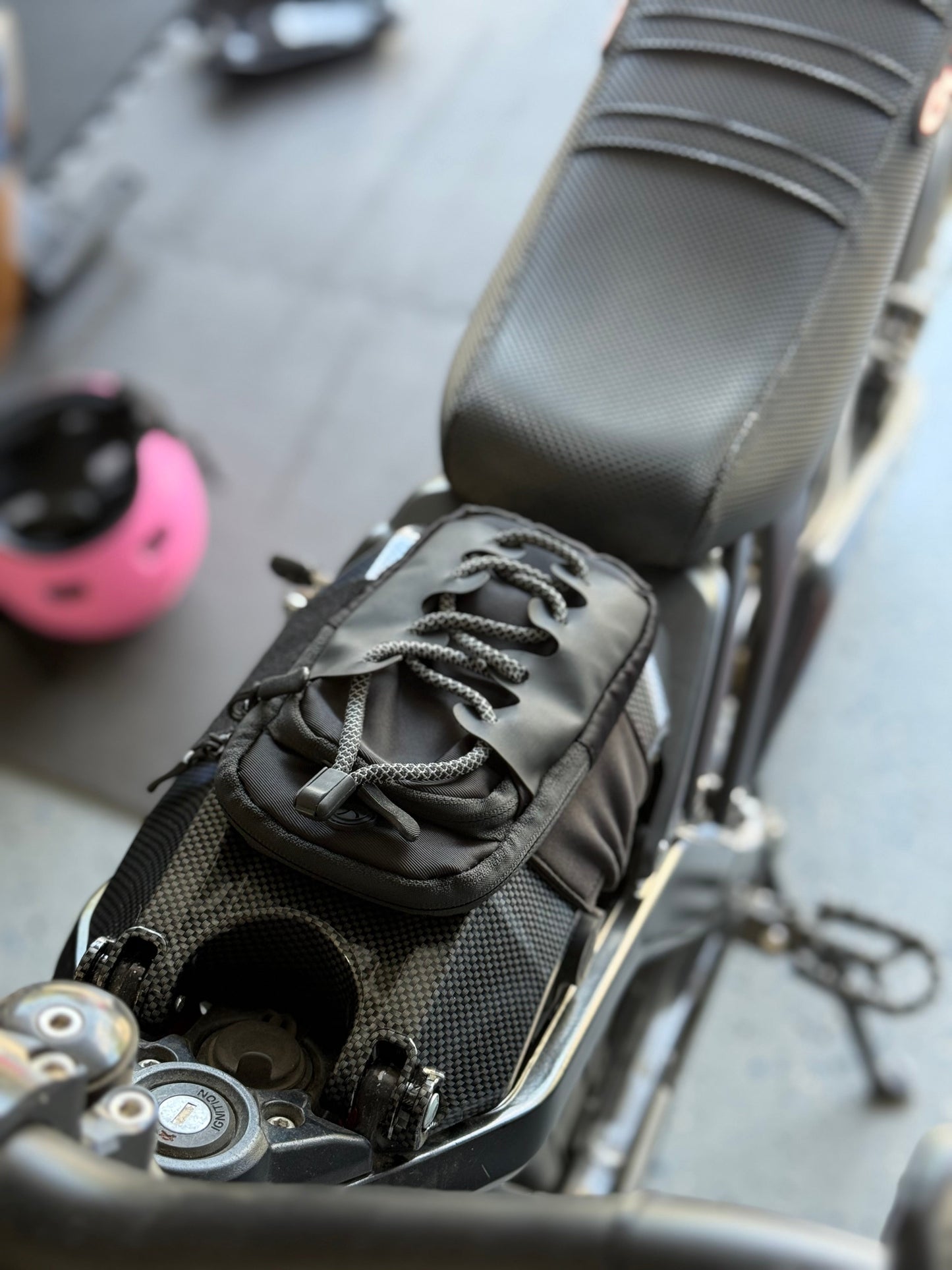E-Bike Battery Storage Bag / Seat Pouch | Universal E-Moto Storage for Surron, Talaria, Tuttio & More