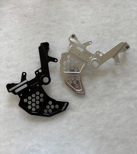 Surron Ultra Bee Dual Caliper Mount | CNC Metal Brake Upgrade w/ Rotor Guard