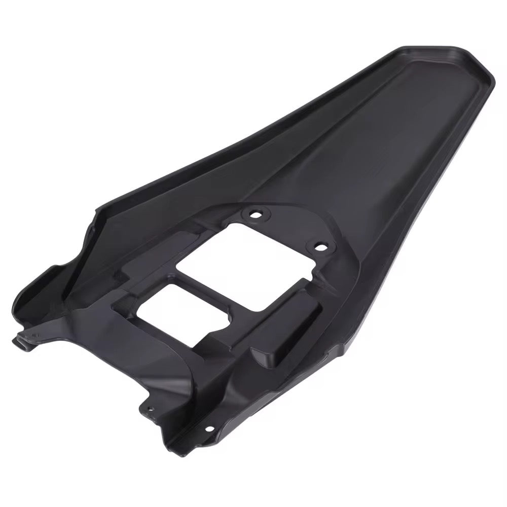Black rear fender