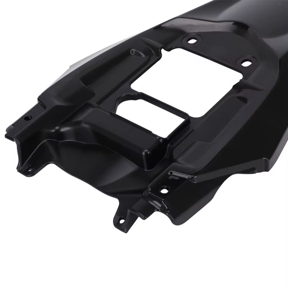 Black rear fender