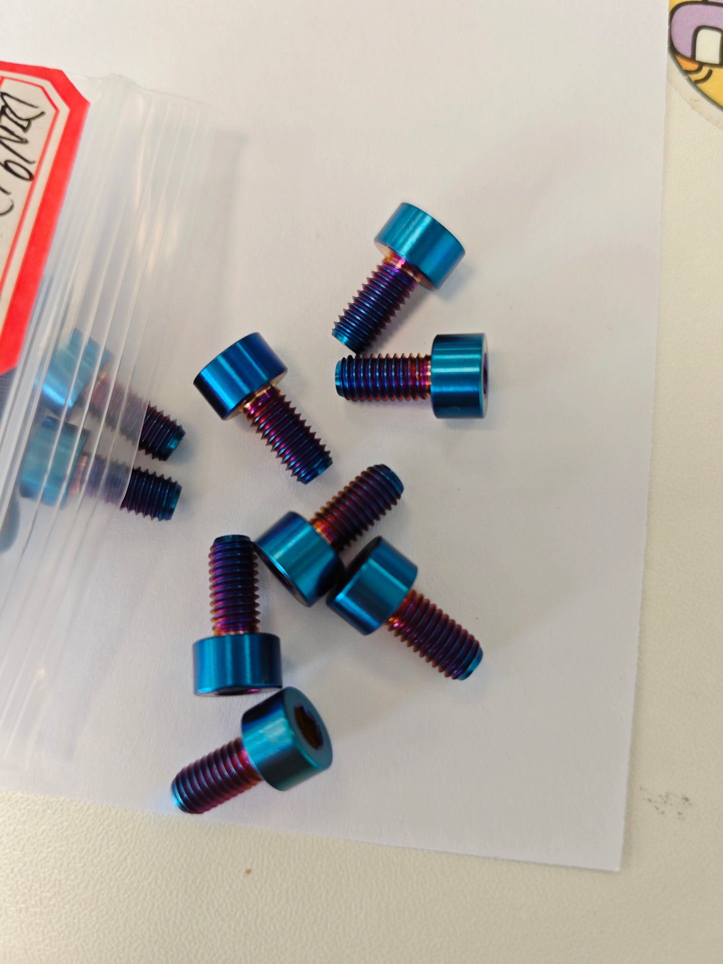 Full titanium bolt kit
